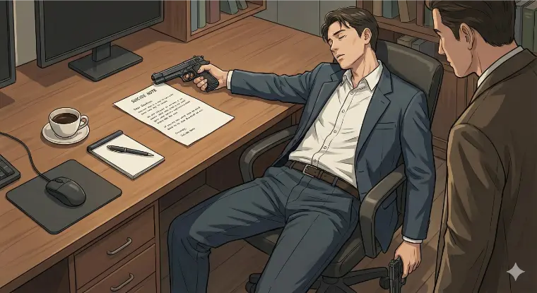 crime scene visual for riddle 3