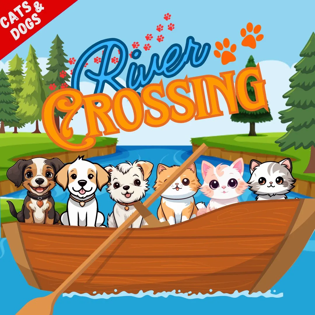 river crossing puzzles : cats dogs river crossing puzzle