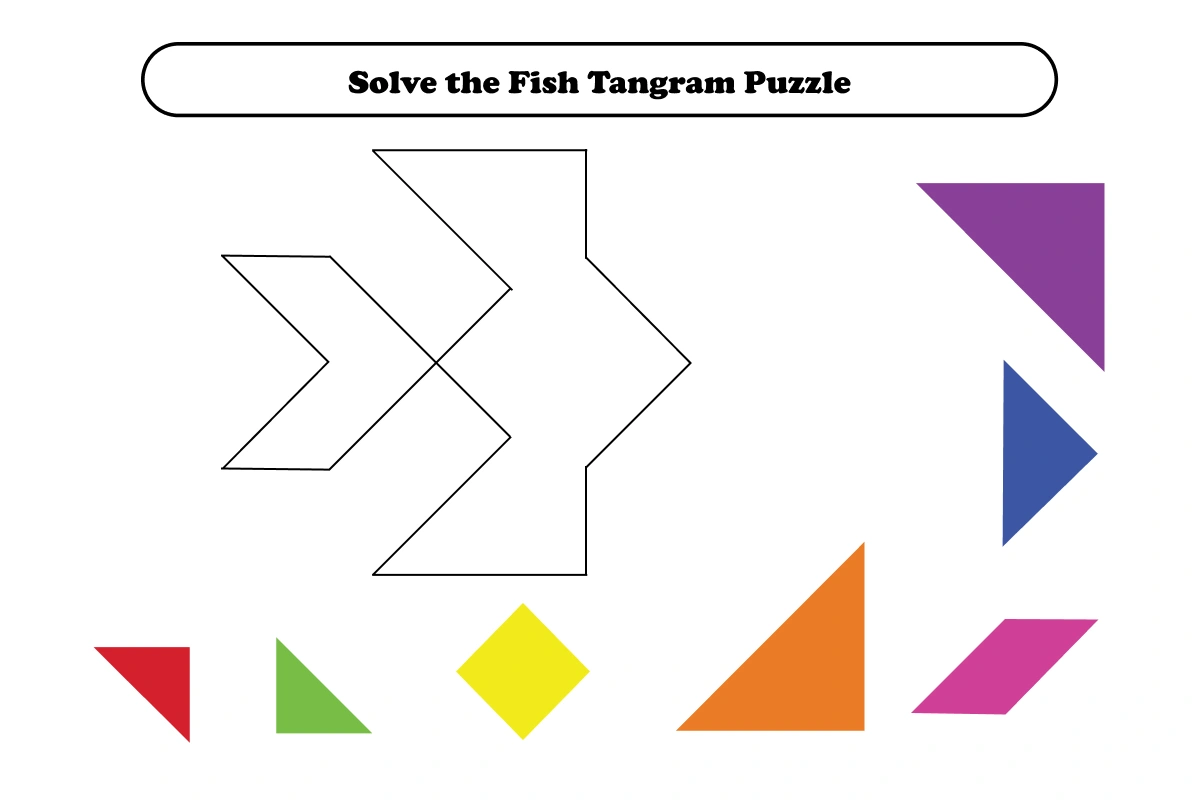 fisht tangram puzzle