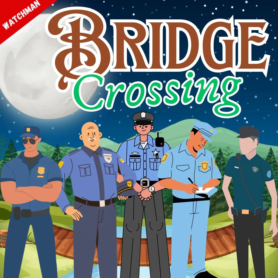 river crossing puzzles : five watchman bridge crossing puzzle