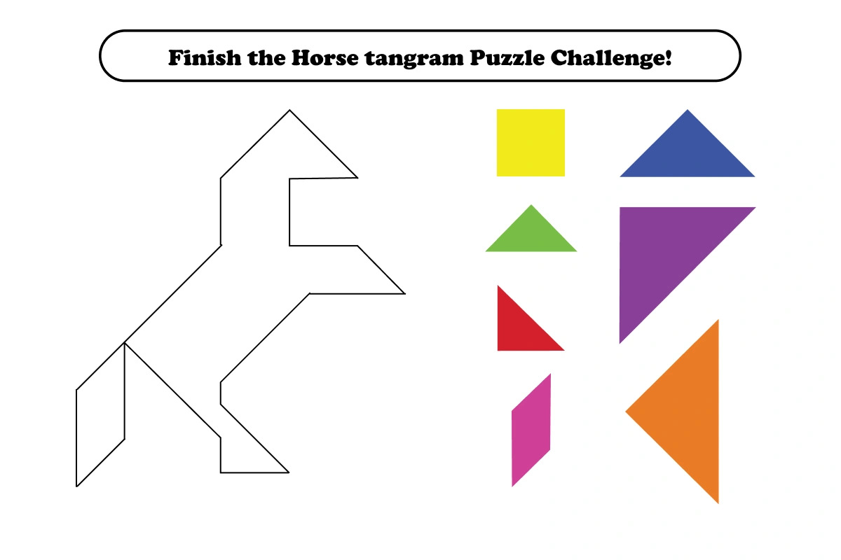 horse tangram puzzle