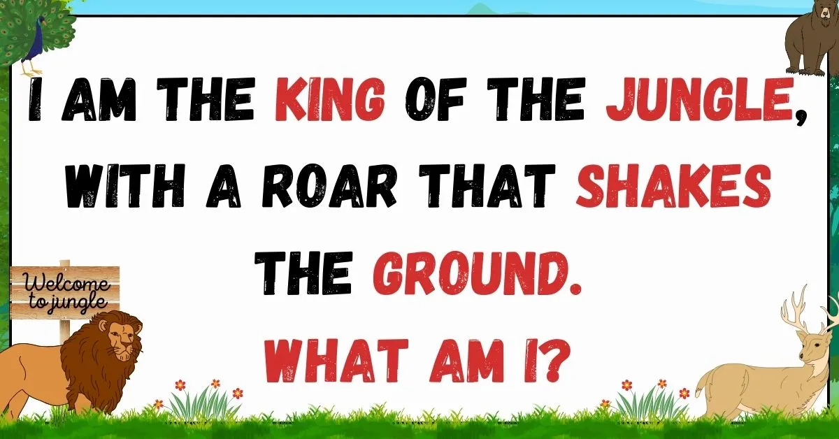 daily riddles : lion riddles challenge for you