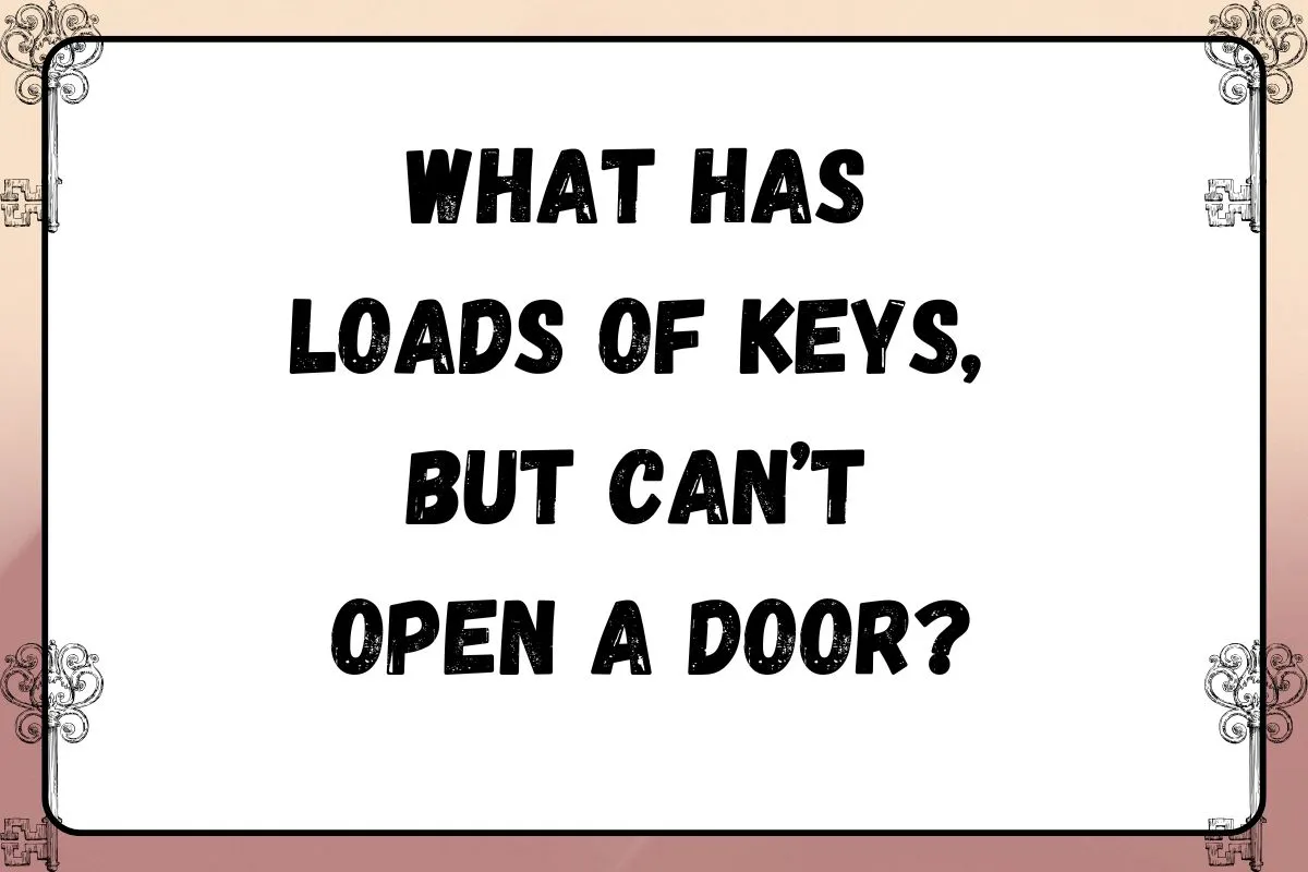 loads of key but cant open door