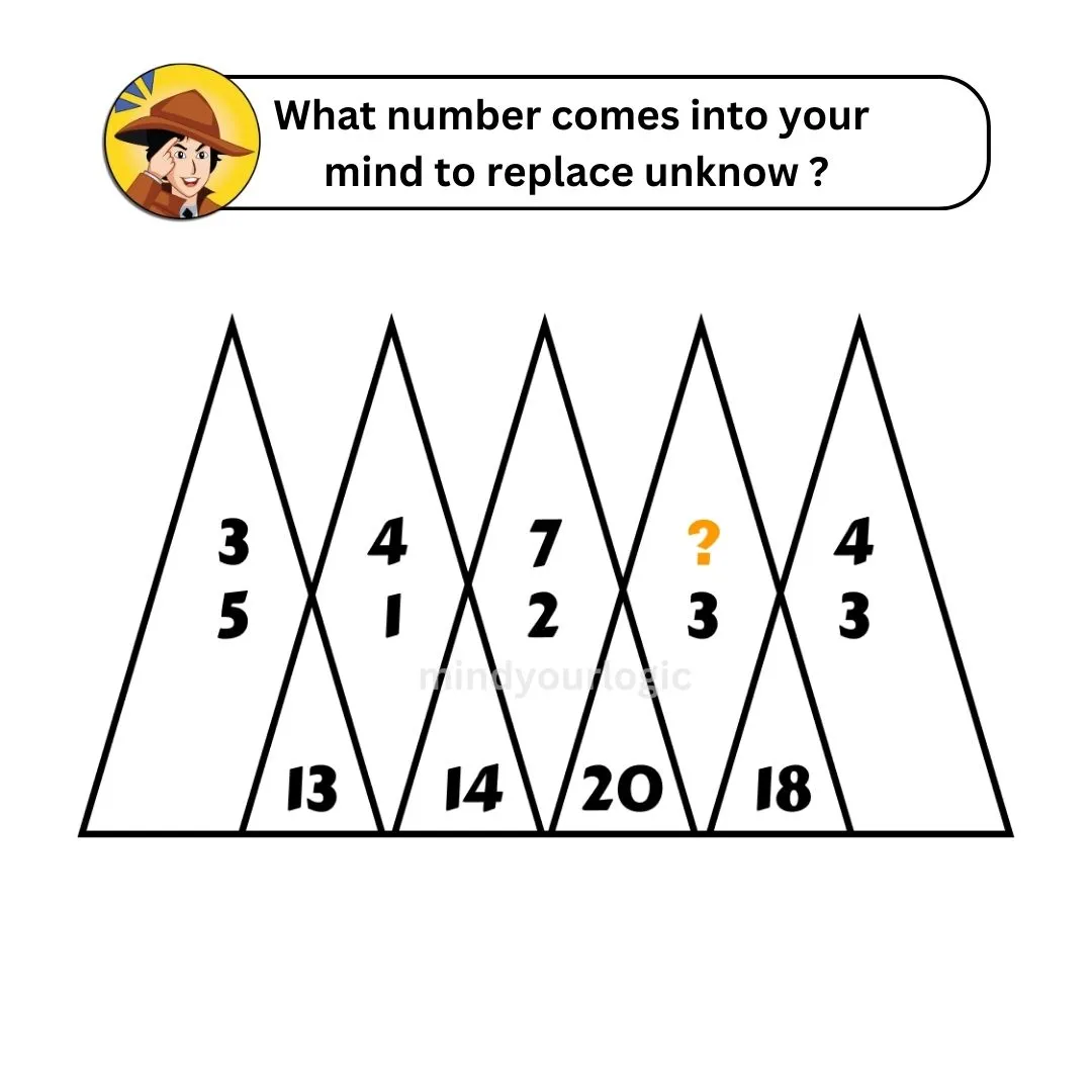 missing number triangle puzzle