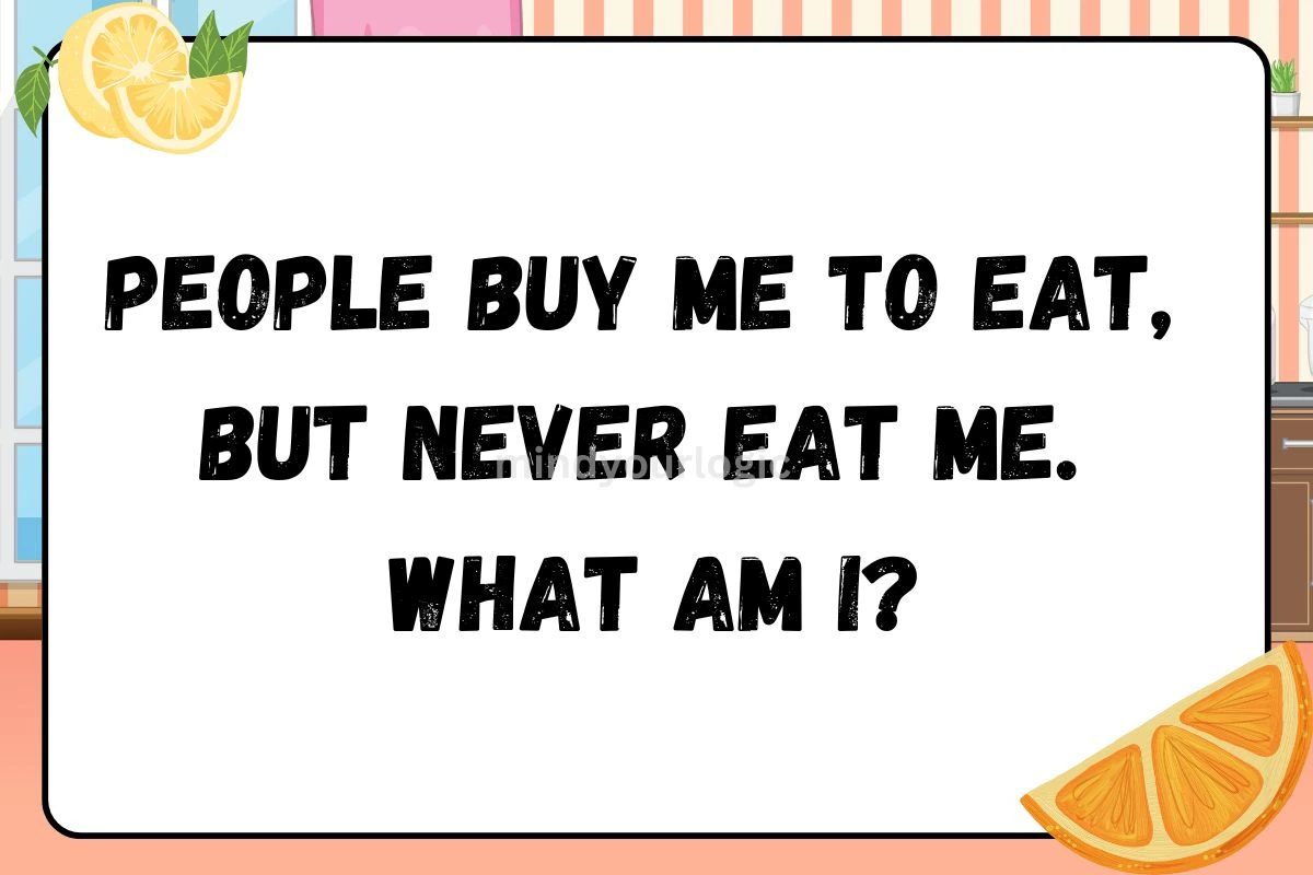 people buy me to eat riddle