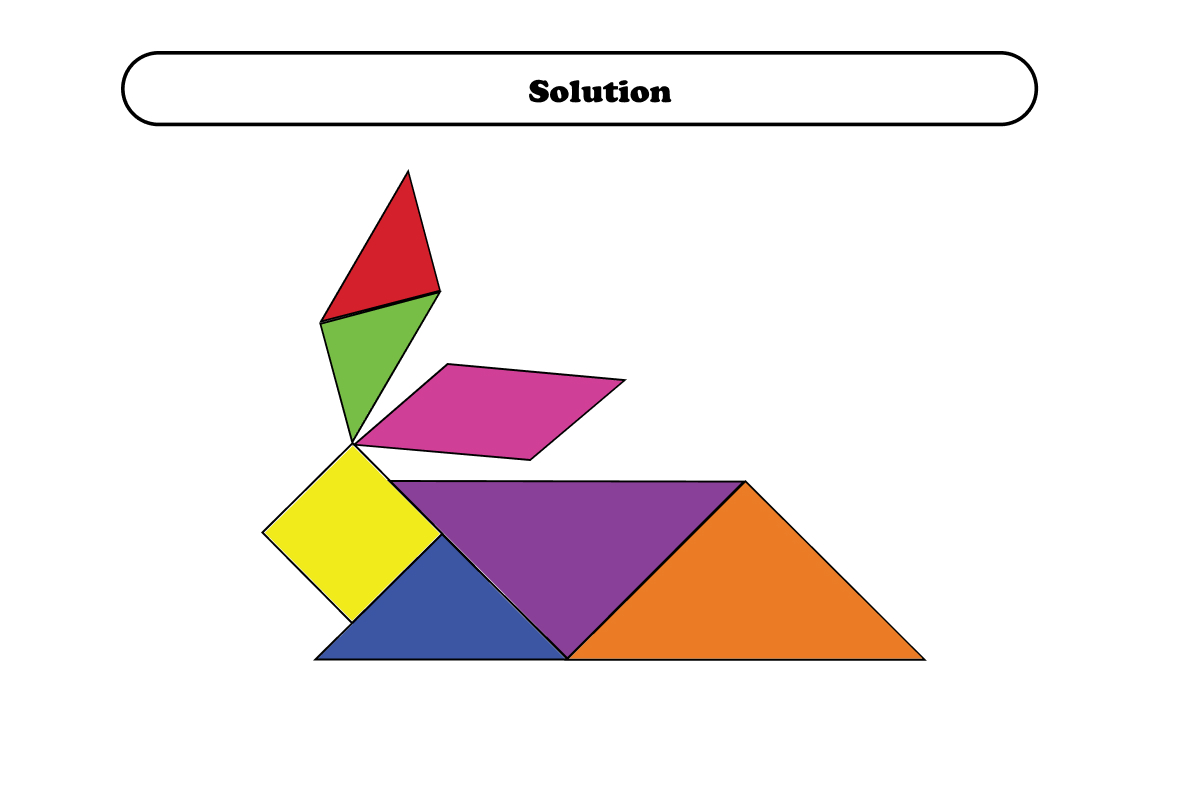 rabbit tangram puzzle solution