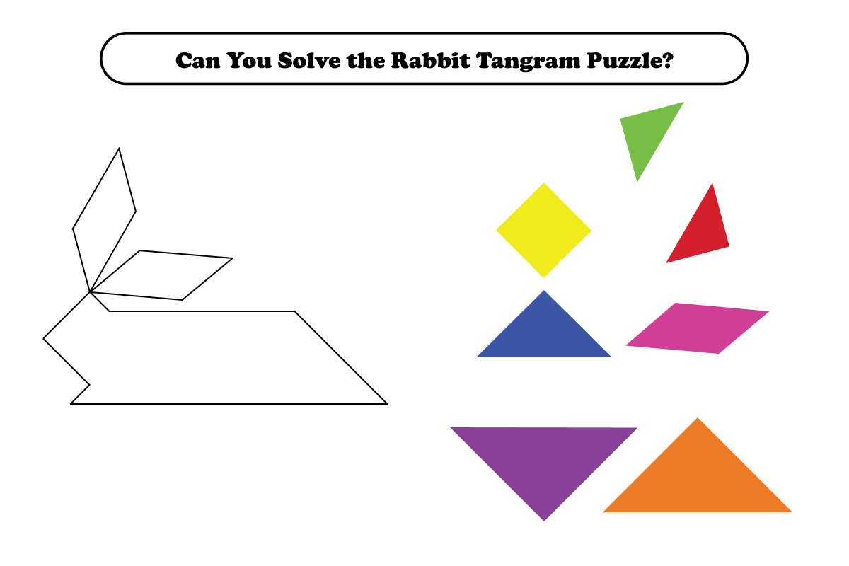 rabbit tangram puzzle