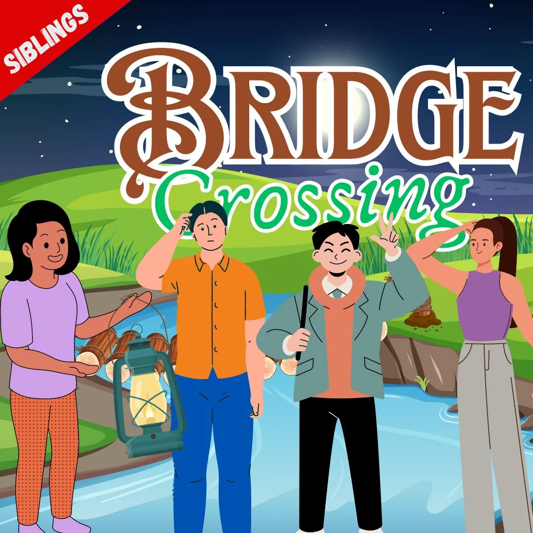 river crossing puzzles : siblings bridge crossing puzzle