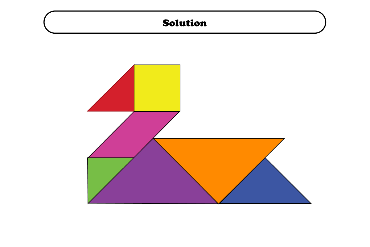 tangram swan puzzle solution