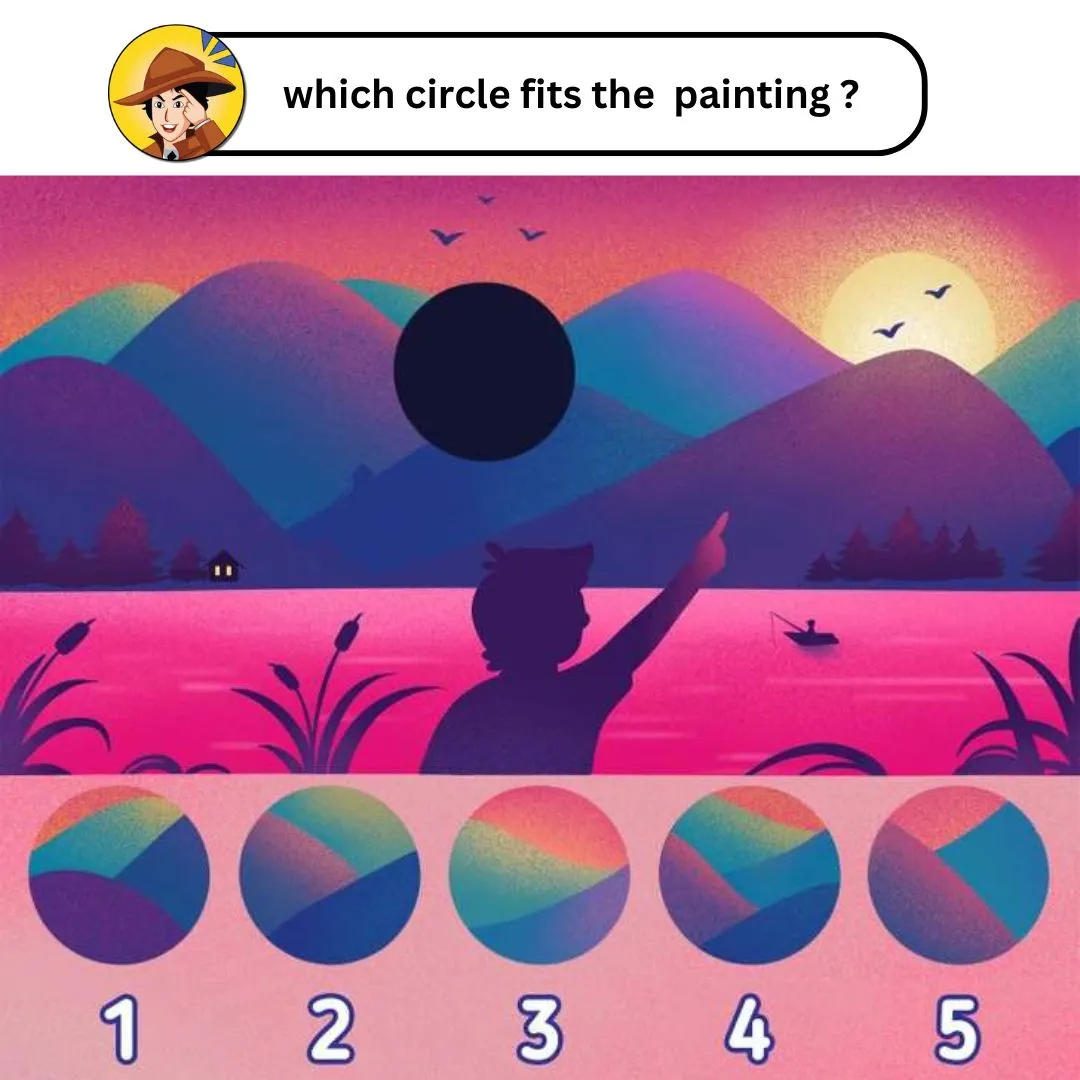 which circle fits the painting