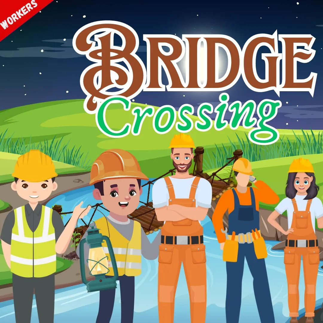 river crossing puzzles : workers bridge crossing puzzle