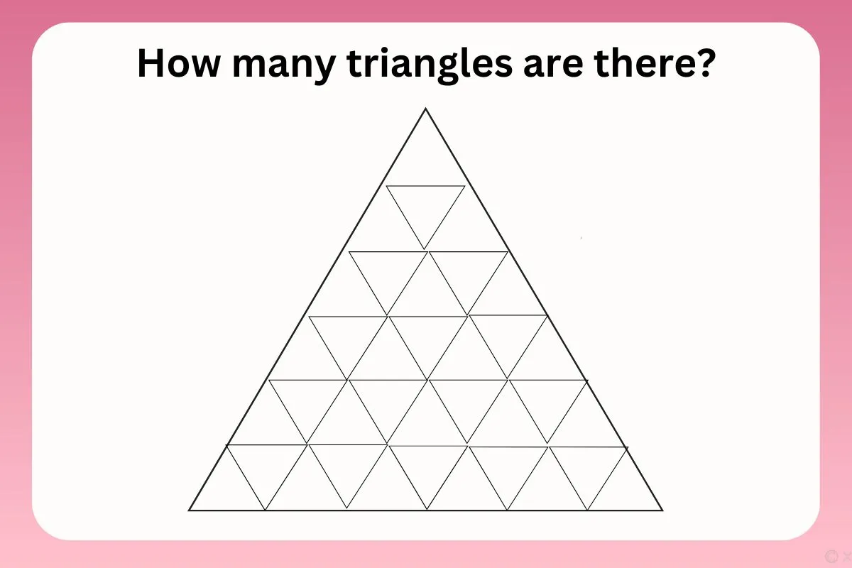 how many triangles are there puzzle thumbanail